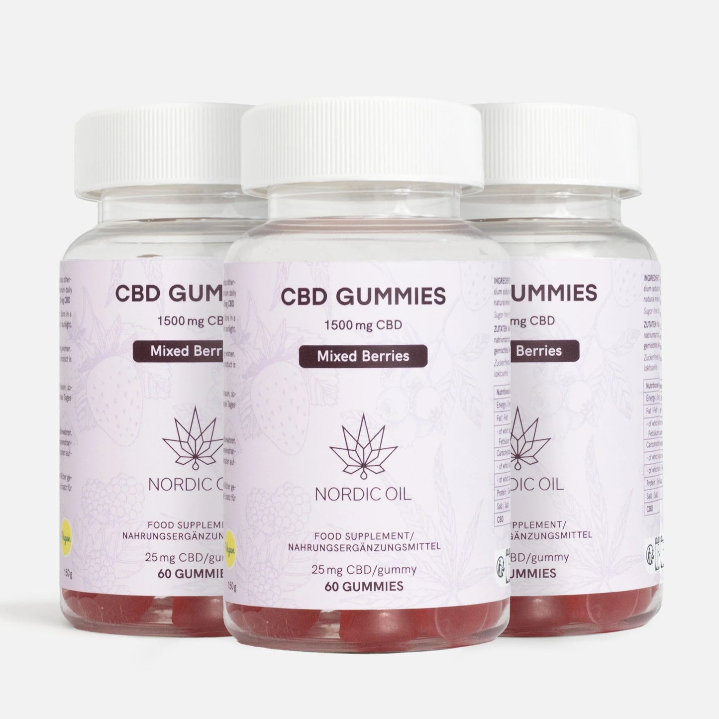 3FOR2: CBD Gummies (1500mg) Berries