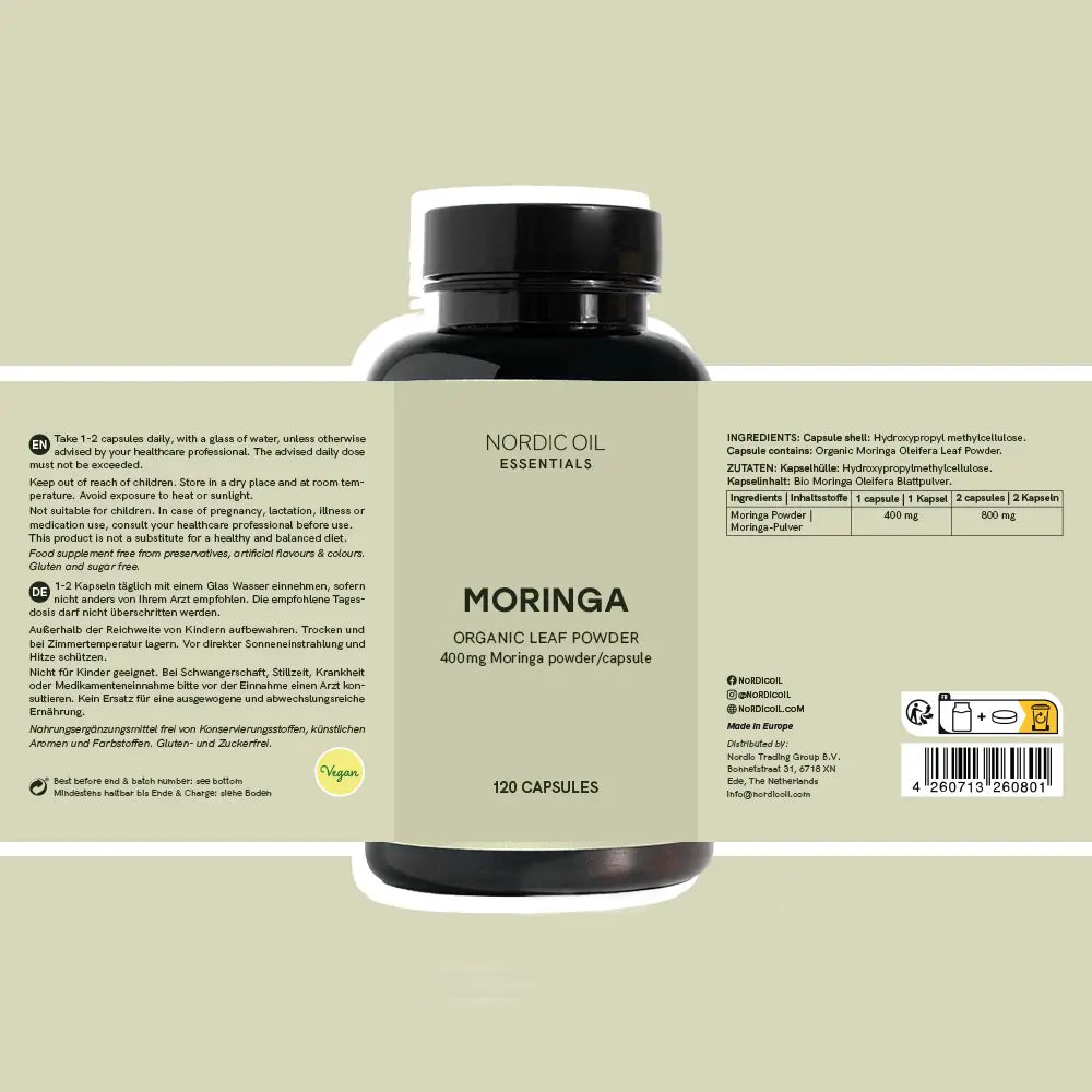 Moringa Powder Capsules
