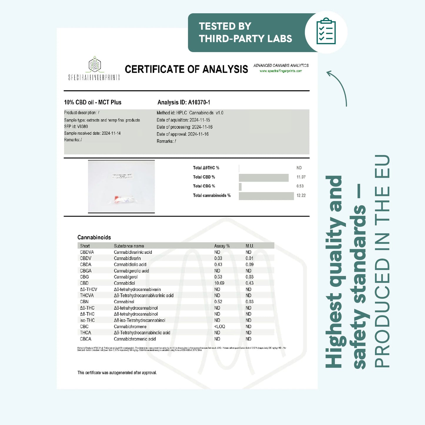 CBD Oil (10%) PLUS