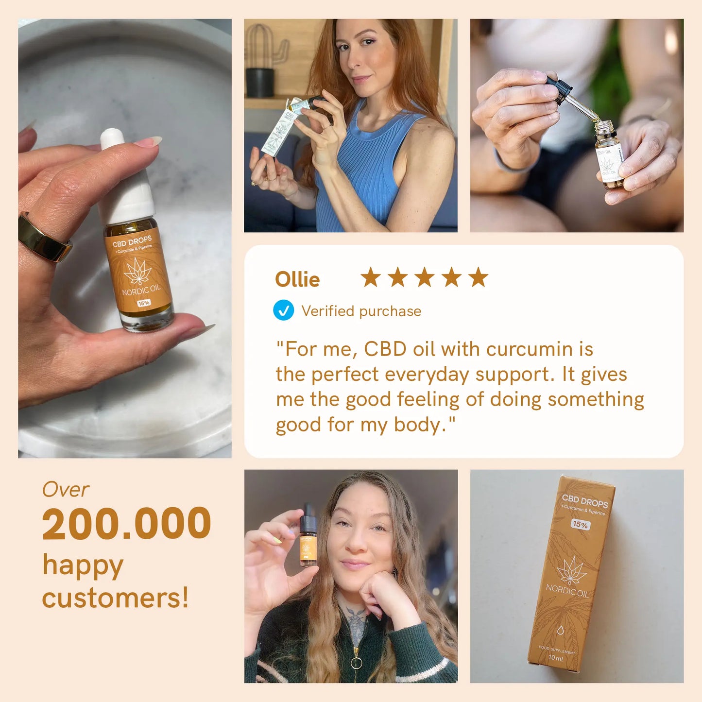 CBD Oil (15%) with Curcumin