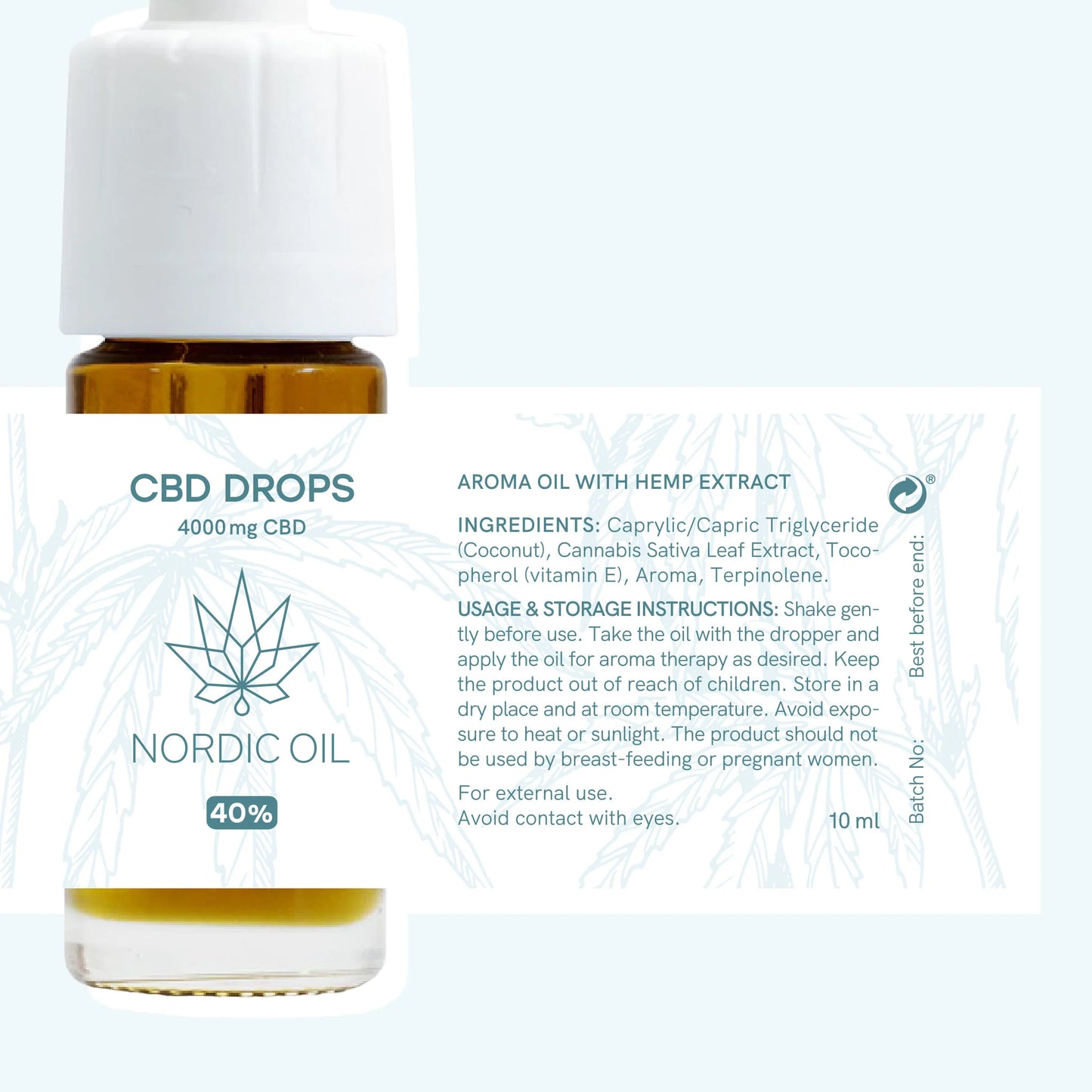 CBD Oil (40%) PLUS
