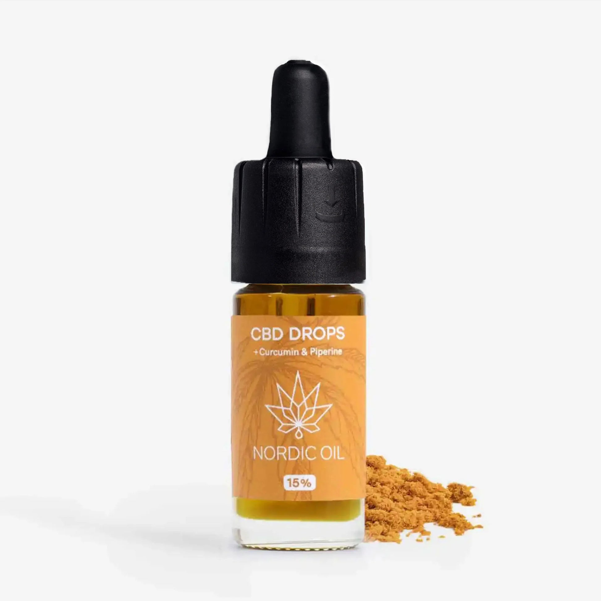 Nordic Oil 15% CBD Drops with Curcumin