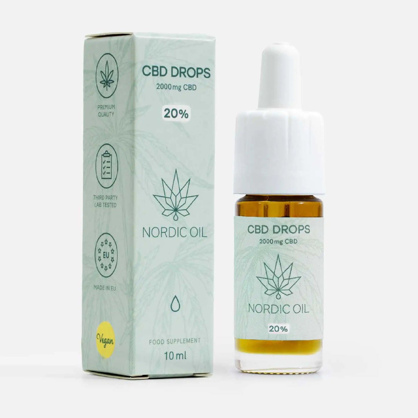 cbd oil - product and packaging 