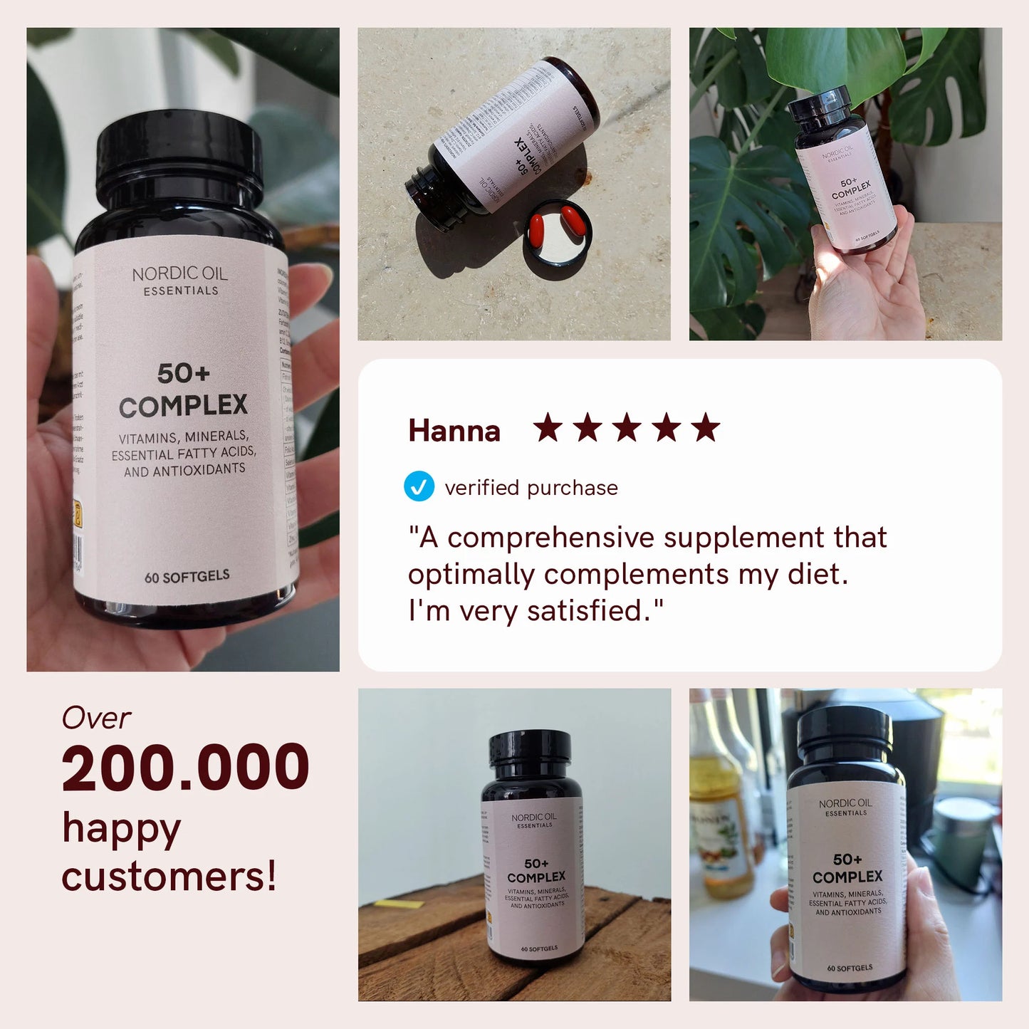 Multi Complex 50+ | All-in-One Daily Capsules for Adults Over 50