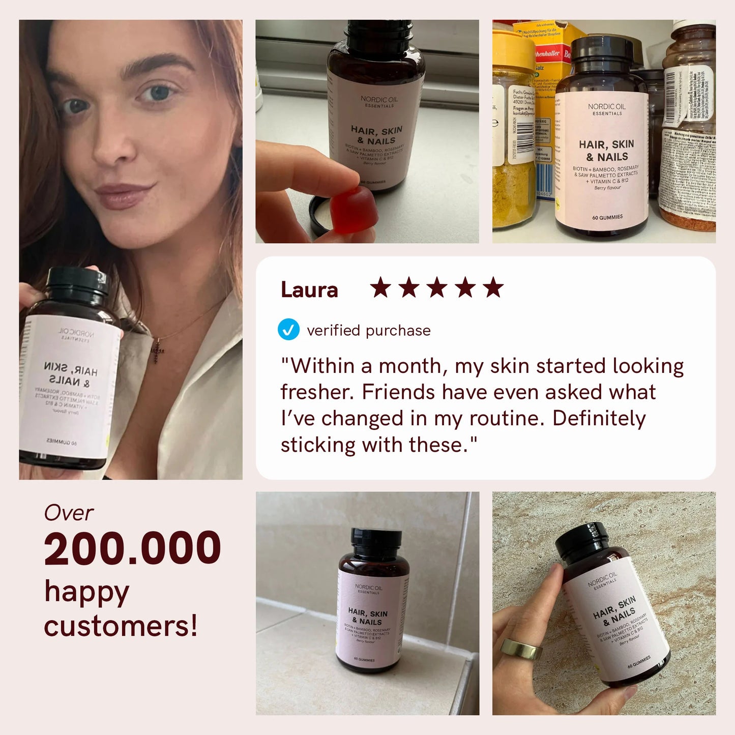 Hair Skin and Nails Gummies