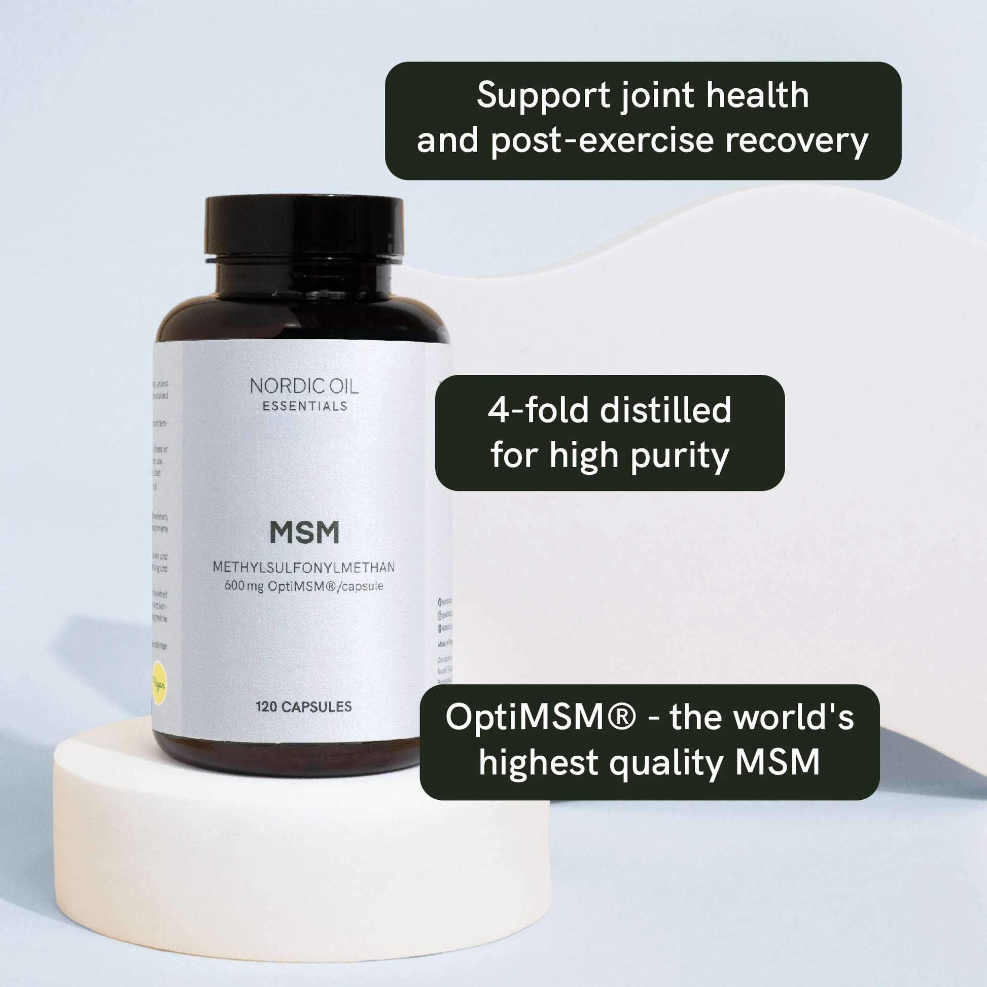 MSM capsules - OptiMSM® 600mg
