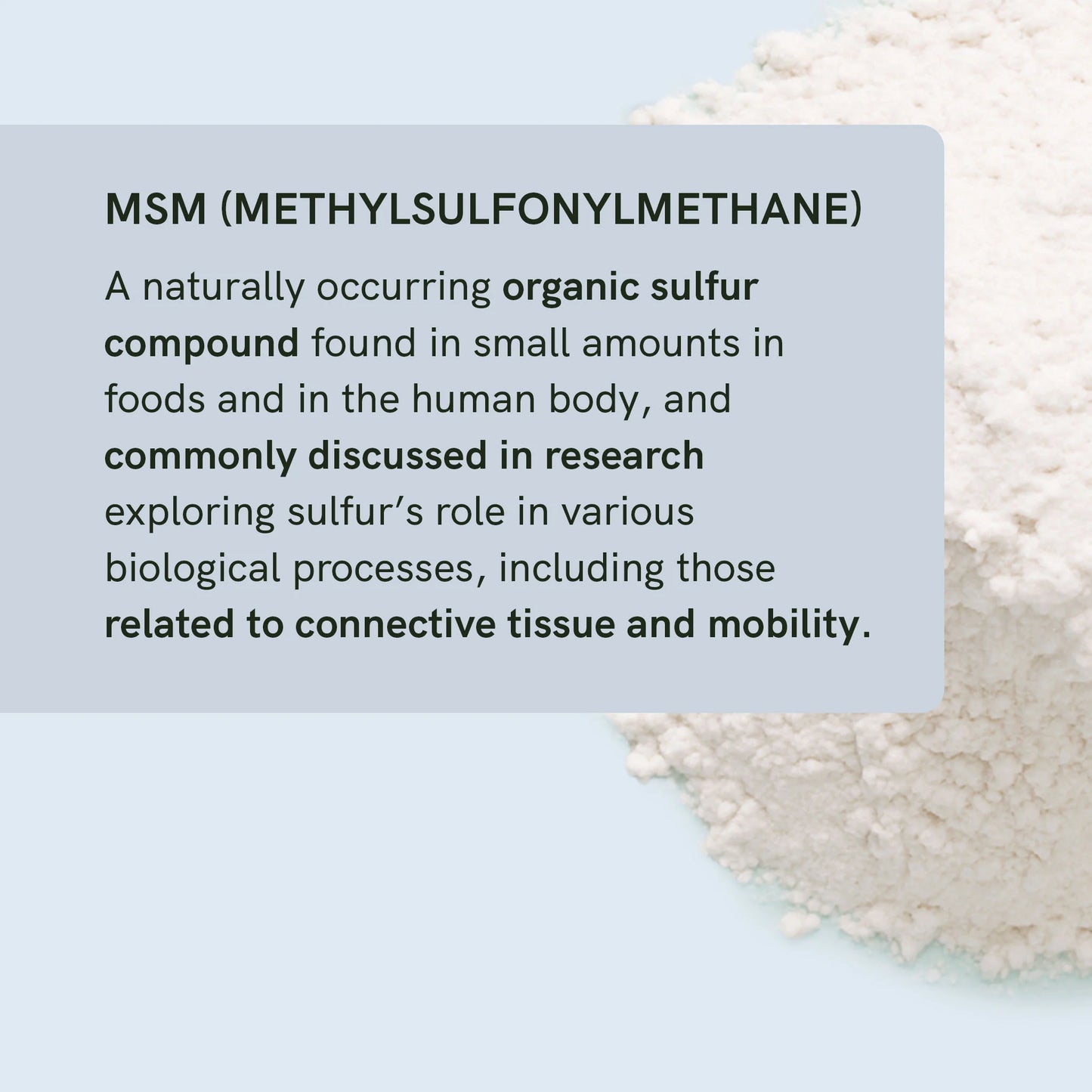 With Msm MSM capsules - OptiMSM® 600mg