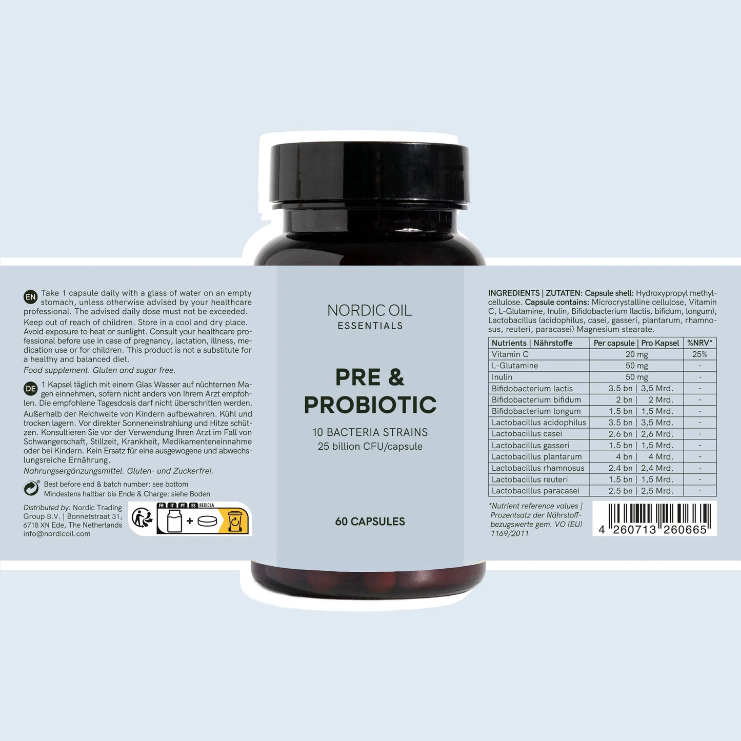 3for2 Icon 3FOR2 OFFER: Probiotics - 180 capsules with vitamin C + prebiotics