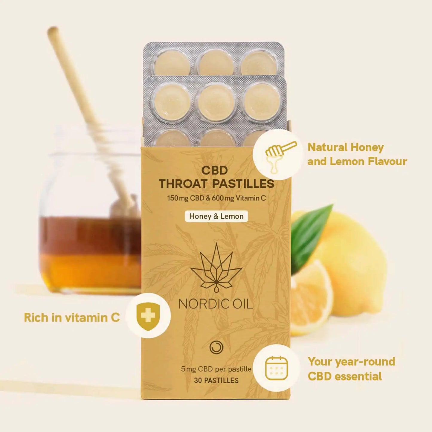 Information on CBD throat lozenges